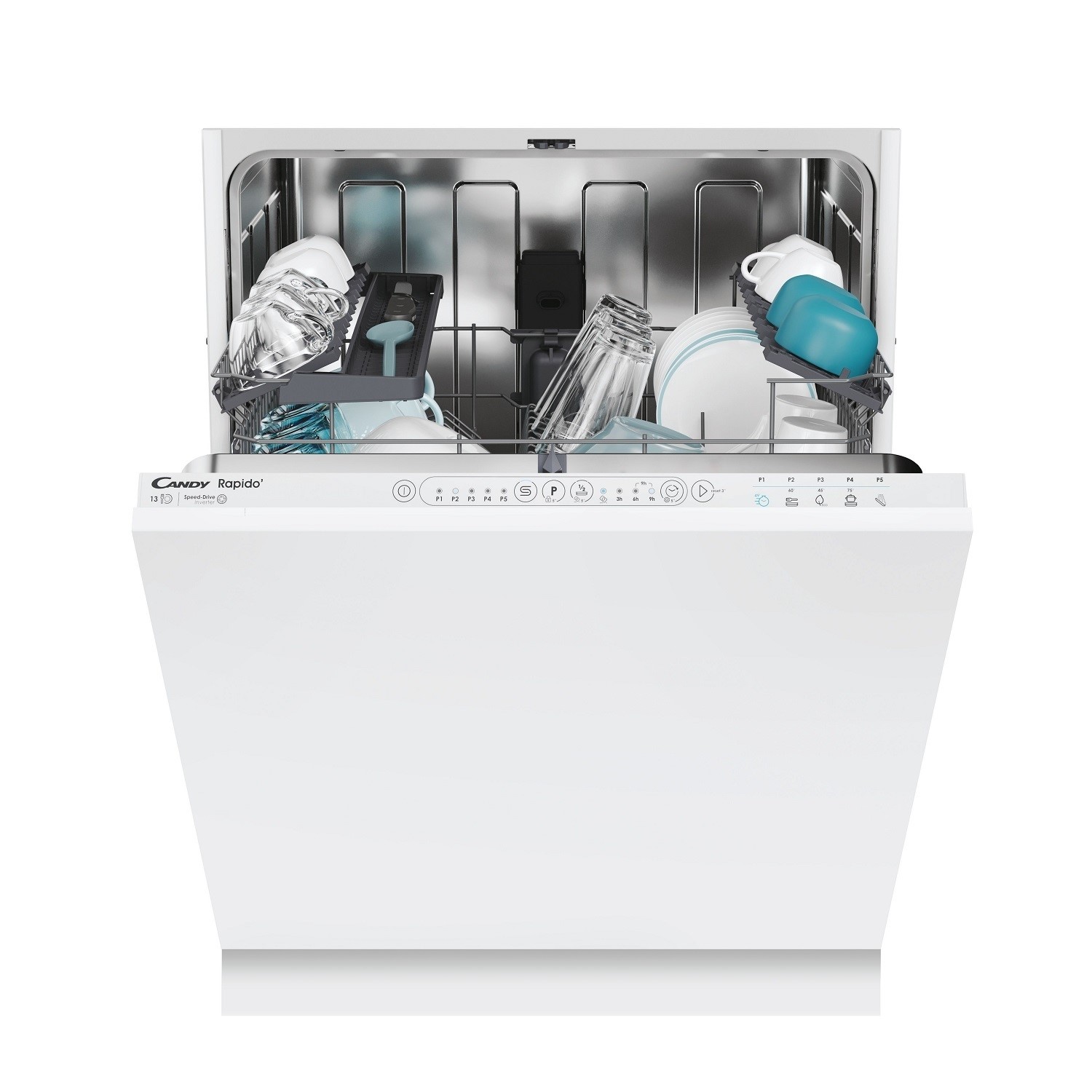Candy Rapido Fully Integrated Dishwasher CI3E53E0W80 Appliances Direct
